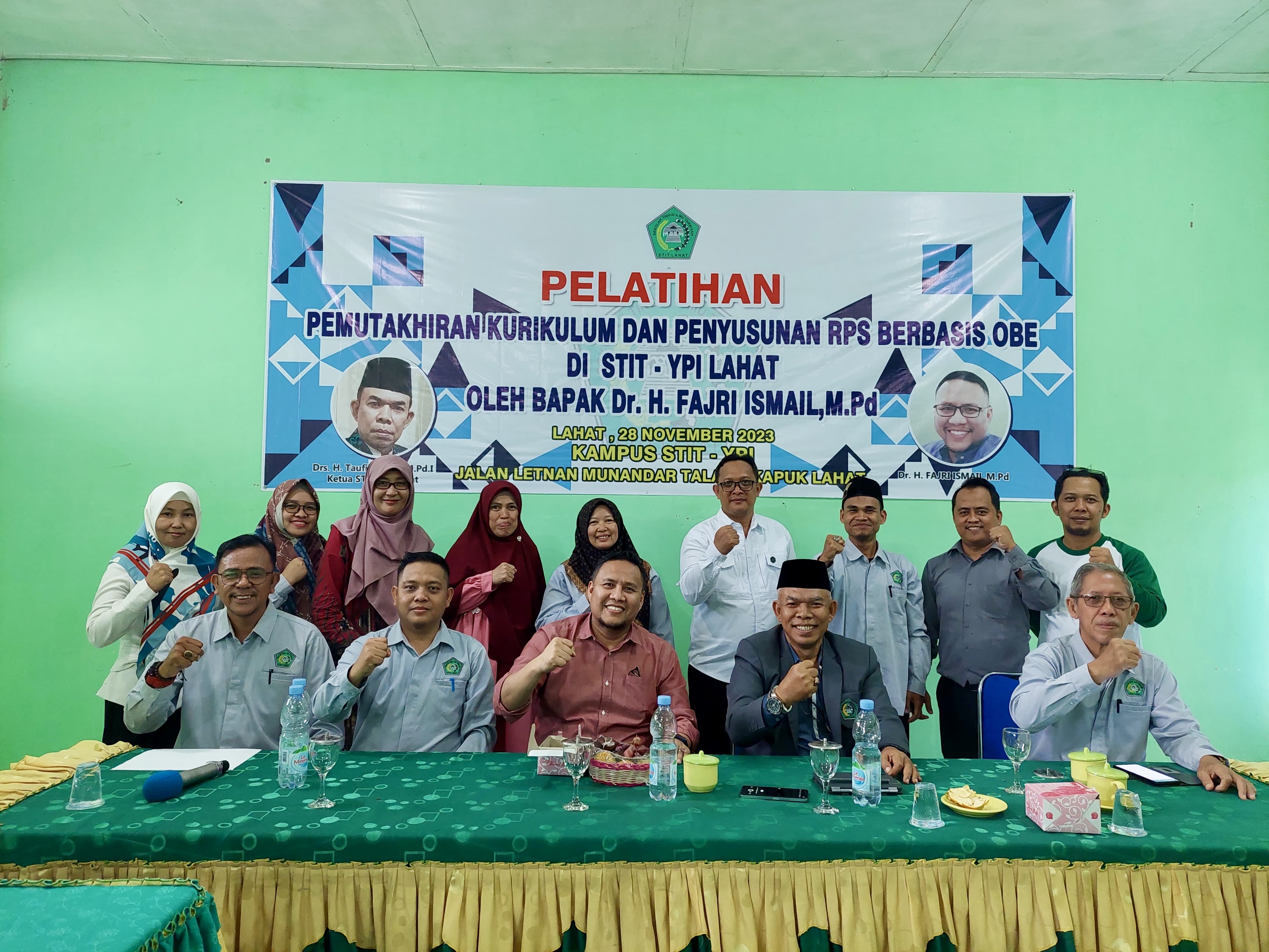 STIT YPI Lahat adakan Pelatihan Pemutakhiran Kurikulum & Penyusunan RPS berbasis OBE